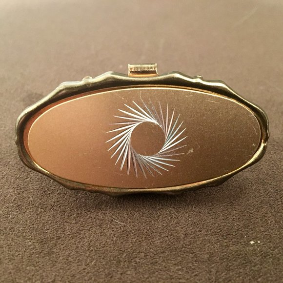 Vintage Retro Lipstick Holder w Mirror Makeup Case - Picture 4 of 10